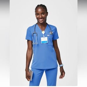 Figs Scrub Set - Royal Blue